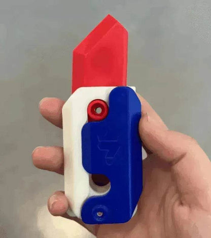 Impression 3D Gravité Cub Sauteur Petit Radis Mini Couteau Modèle