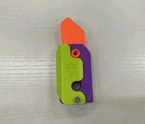 Impression 3D Gravité Cub Sauteur Petit Radis Mini Couteau Modèle