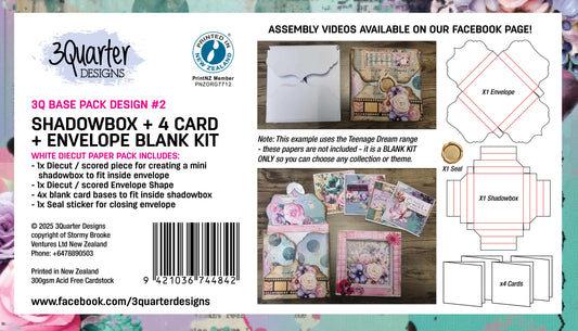 3Quarter Designs 4x4 Shadow Box and Cards Kit