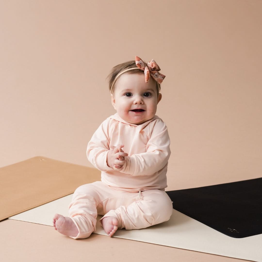 Vegan Leather Changing Mat | Ivory