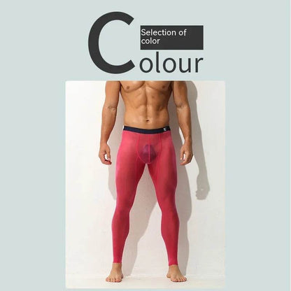 Men's Leggings Ultra-thin Tight Fitting Long John underwear men
