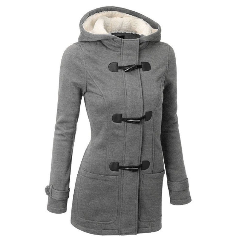 Women's Hooded Cotton-Padded Sweater Coat