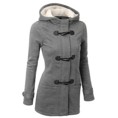 Women's Hooded Cotton-Padded Sweater Coat