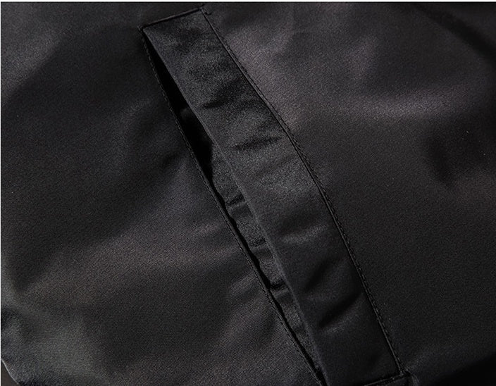 Men's Solid Pilot Bomber Jacket