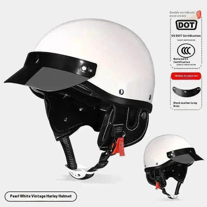 3C Certified Electric Sports Motorcycle Bike Retro Helmet Men And Women