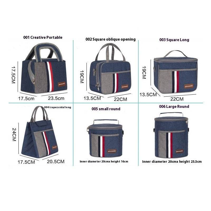 Women Fashion Thermal Insulated Denim Work Lunch Bag
