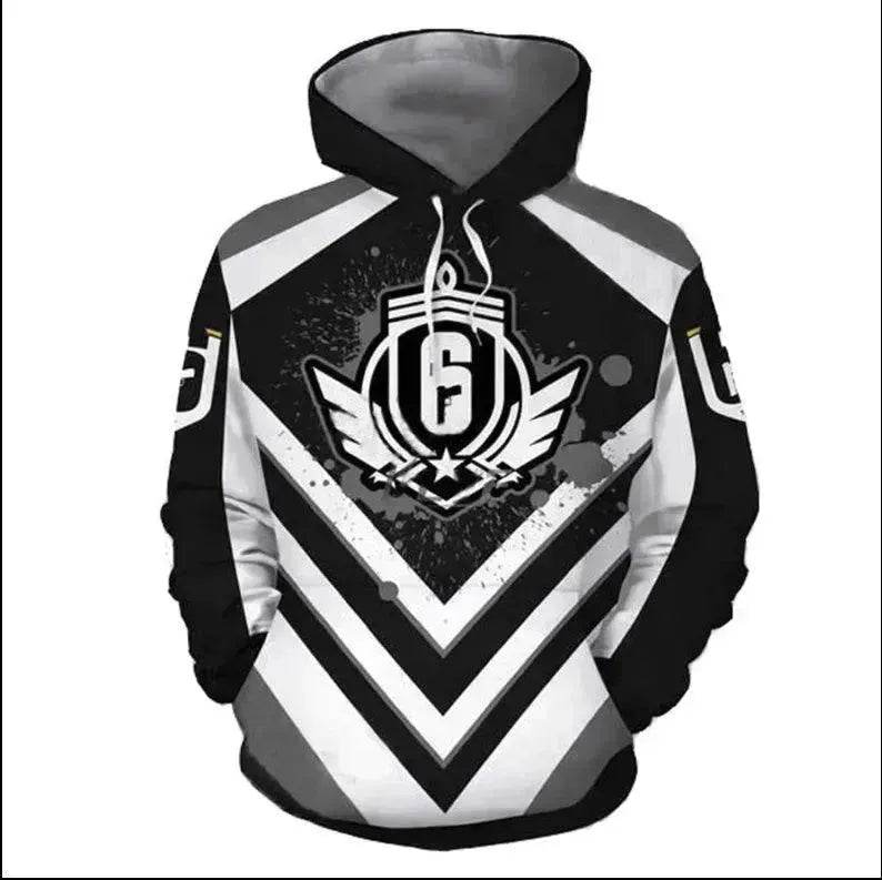 Sweat à capuche pull imprimé numérique 3D