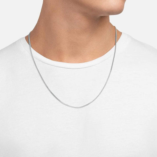 Collier chaîne gourmette cubaine pour homme