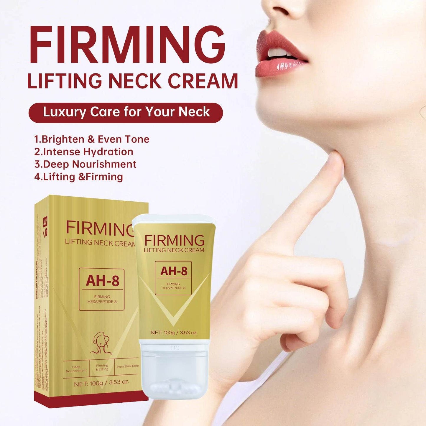 Firming Neck Cream AH-8 - Firming Lifting Neck cream