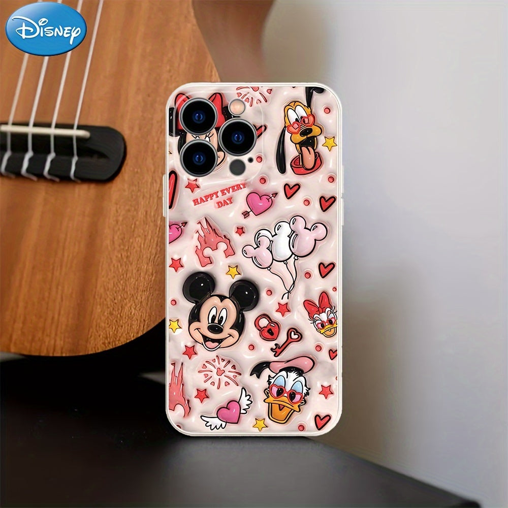 Disney Mickey Mouse Cartoon Phone Case for iPhone 15 Pro Max, 12/12pro/12promax/13/13pro/13 pro max/14/14plus/14pro/14 pro max/15/15plus/15pro, TPU Protective Case