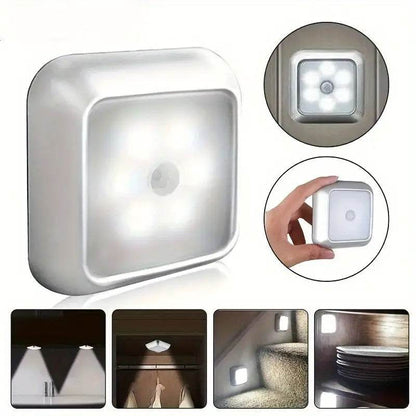 6 Pcs Induction Cabinet Night Light Motion Sensor