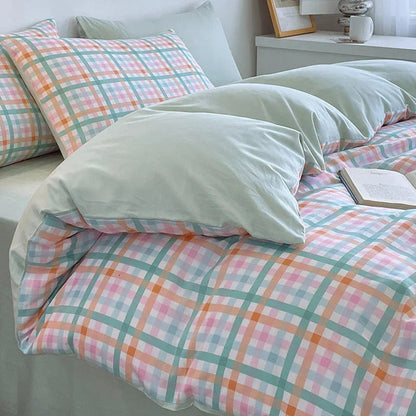 Pure Cotton Class A Four-piece Quilt Cover Household Pure Cotton Bed Sheet Duvet Cover