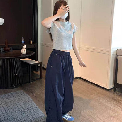 Casual Fashion Oversized Baggy Workwear Pant for women