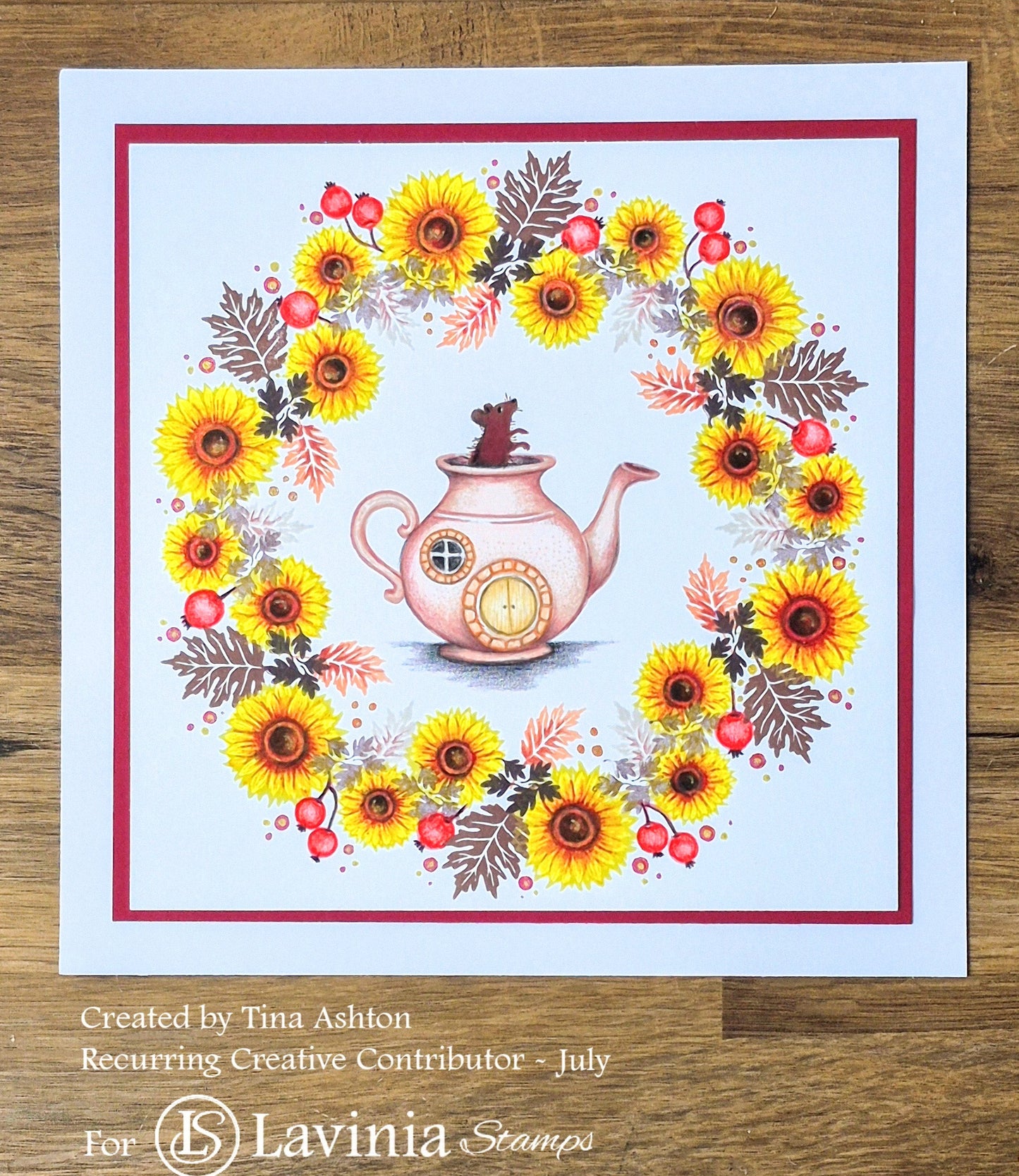 Lavinia Stamps - Teapot Cottage Stamp