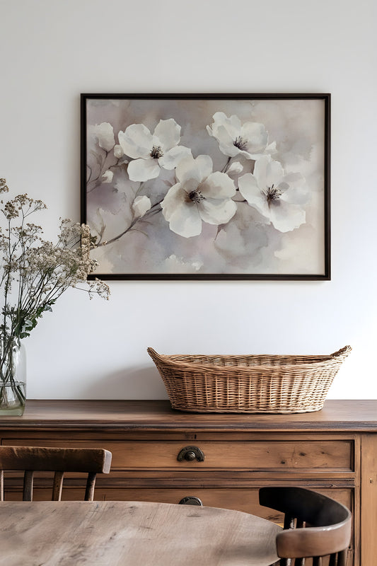 ÉPOUX NUAGEUX, Œuvre sur toile tendue
