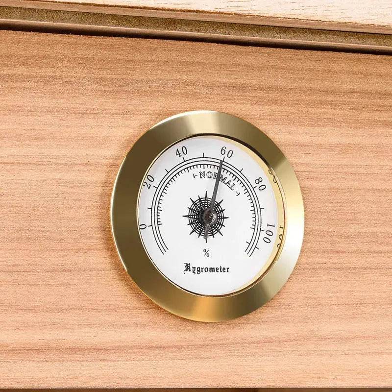 Lacquer Luxury Transparent Cedar Wood Cigar Humidors Box
