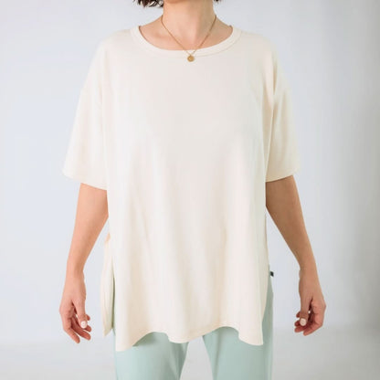Ladies Bamboo Oversized T-Shirt | Taffy Pink
