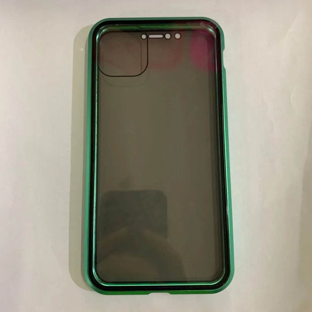 iPhone Case Anti-peep Magnetic  Privacy Glass Protective Shell Magnetic