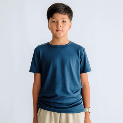 Youth Bamboo T-Shirt | Navy