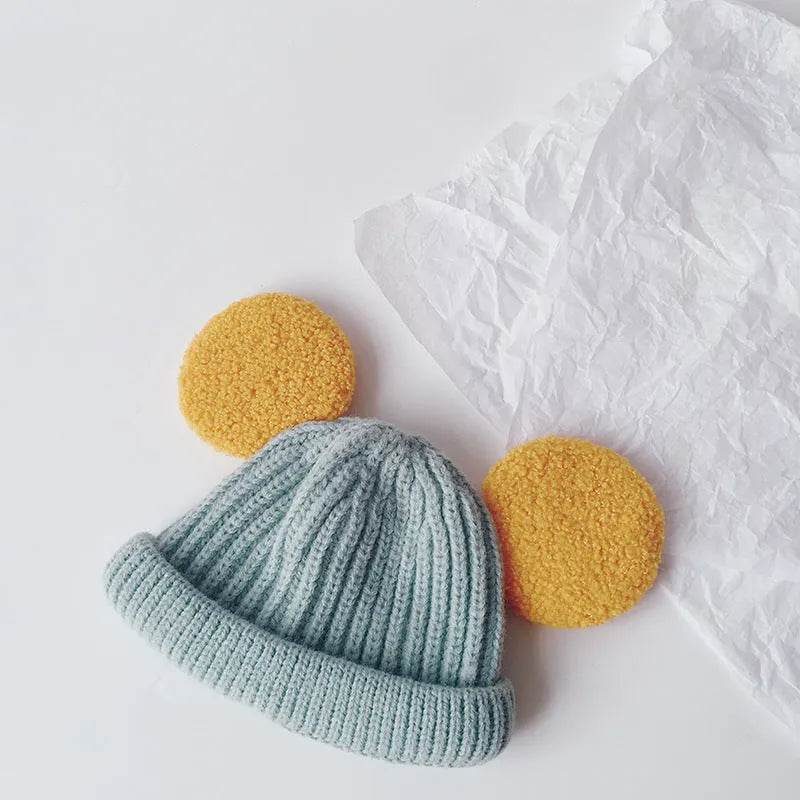 Cartoon Big Ears Children Woolen Beanie Cap