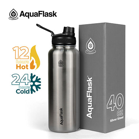 Bouteilles d'eau isothermes AquaFlask Original 1080 ml (40 oz)