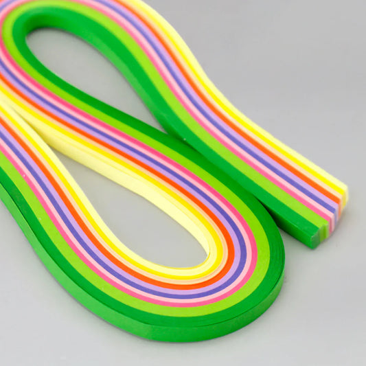Spring Shades 5mm Quilling Strips Selection, pack of 120