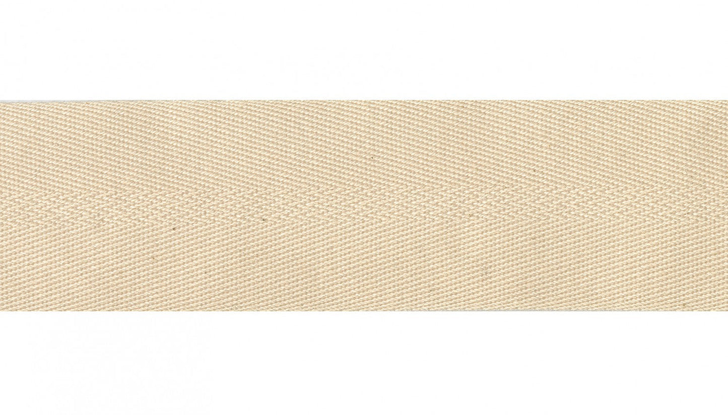 Cotton/Polyester Webbing - 2in - Natural