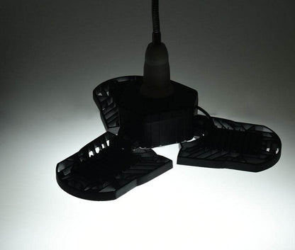 Lampe de garage déformable, lumière de radar, lampe industrielle d'entrepôt, éclairage domestique haute intensité