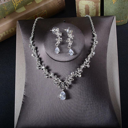 TL205 Bridal Rhinestone bridal jewelry set