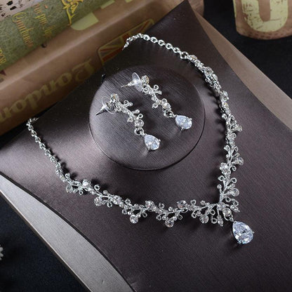 TL205 Bridal Rhinestone bridal jewelry set