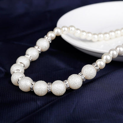 Bridal three piece suit Danbi Pearl Necklace Jewelry.