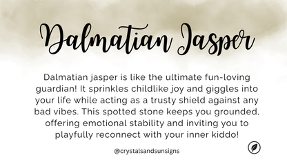 Dalmatian Jasper Gemstone Bracelet | The Stone of Playfulness