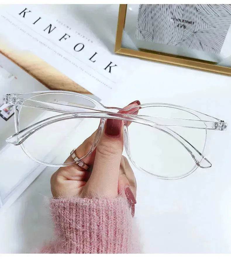 Large-frame Unisex Anti-blue Glasses For Men And Women With The Same Type Of Myopia Finished