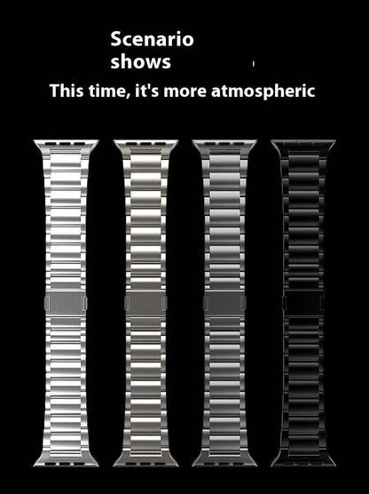 Women's Electronic Magnetic Snap Titanium Alloy Watch Strap