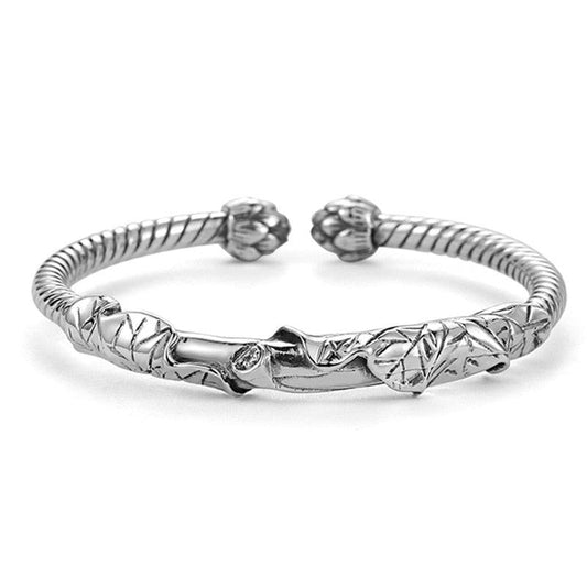 Bracelet ouvert Lotus