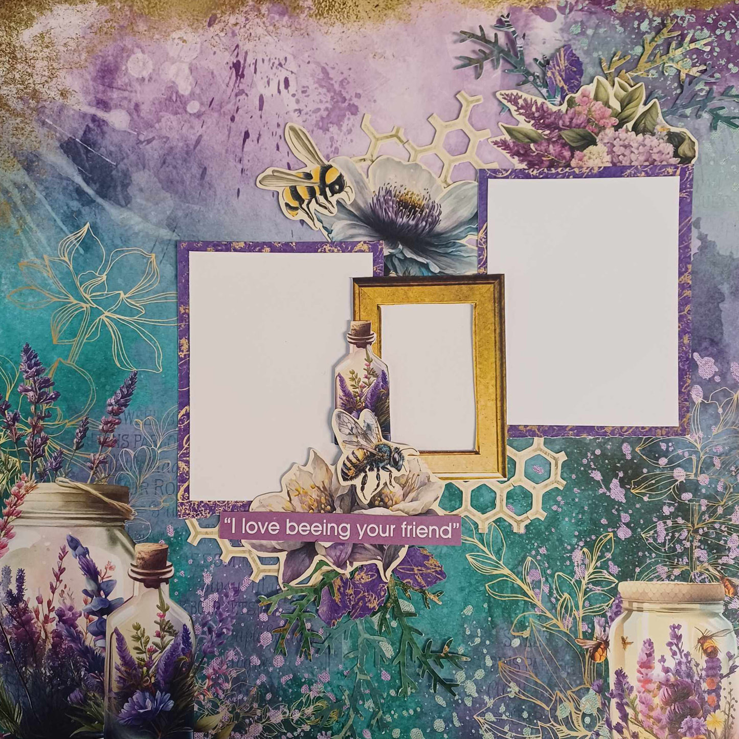 3Quarter Designs Collection Scrapbook Abeille Heureuse 30x30cm
