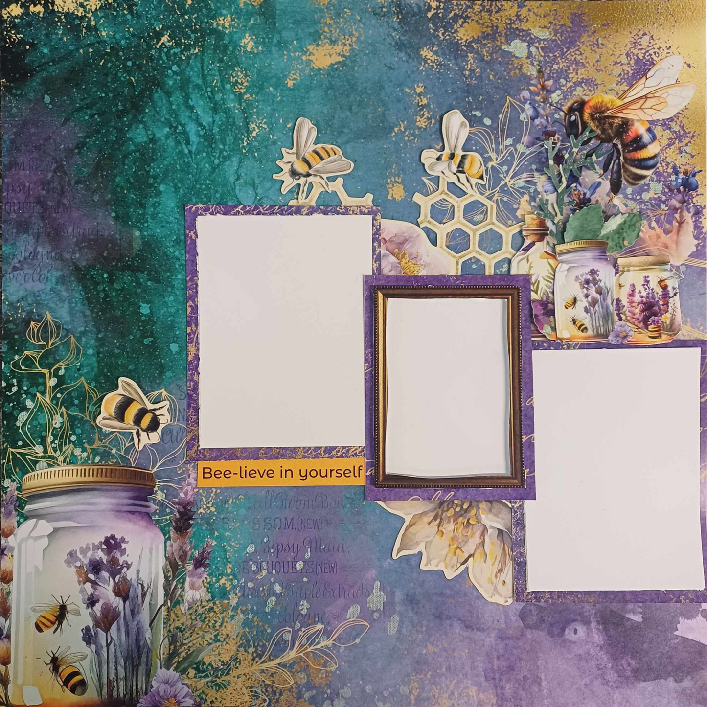 3Quarter Designs Collection Scrapbook Abeille Heureuse 30x30cm