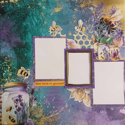 3Quarter Designs Collection Scrapbook Abeille Heureuse 30x30cm