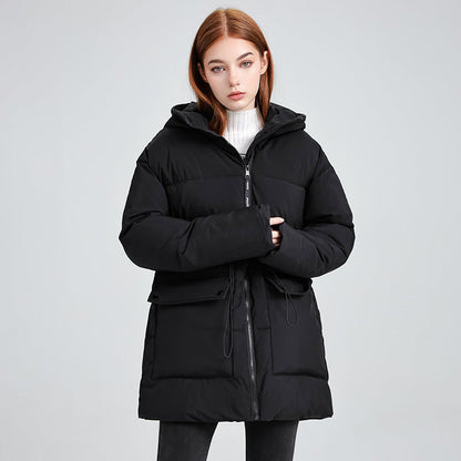 Women's Versatile Hooded Cotton-Padded Jacket