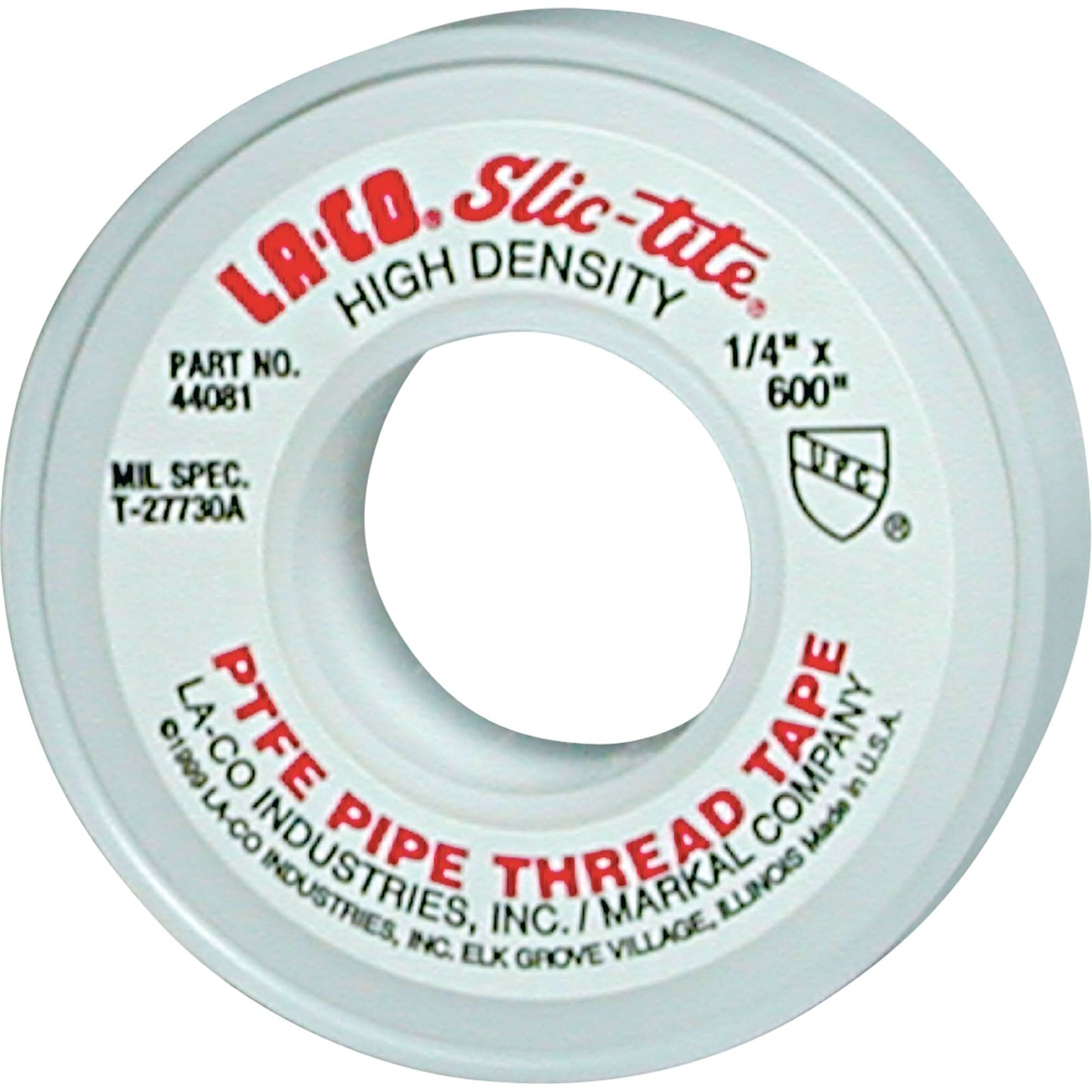 Slic-Tite® PTFE Thread Tape, 300" L x 1/2" W, White