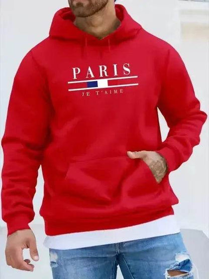 Casual Autumn And Winter Thick Cashmere sweatshirt Hoodie Pullover for men