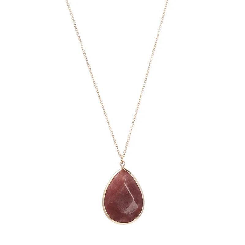Personalized stone short Dress necklace Unisex