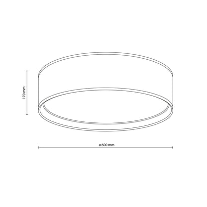BILBAO Gold Modern Flush Mount Light
