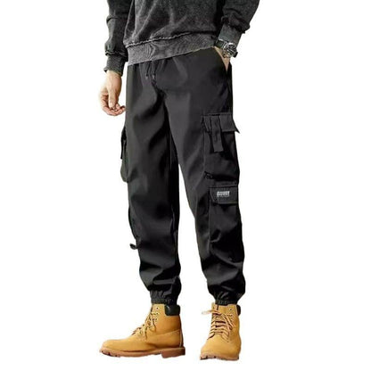 Casual Sports Loose Ankle-banded Versatile Cargo pant trouser Men