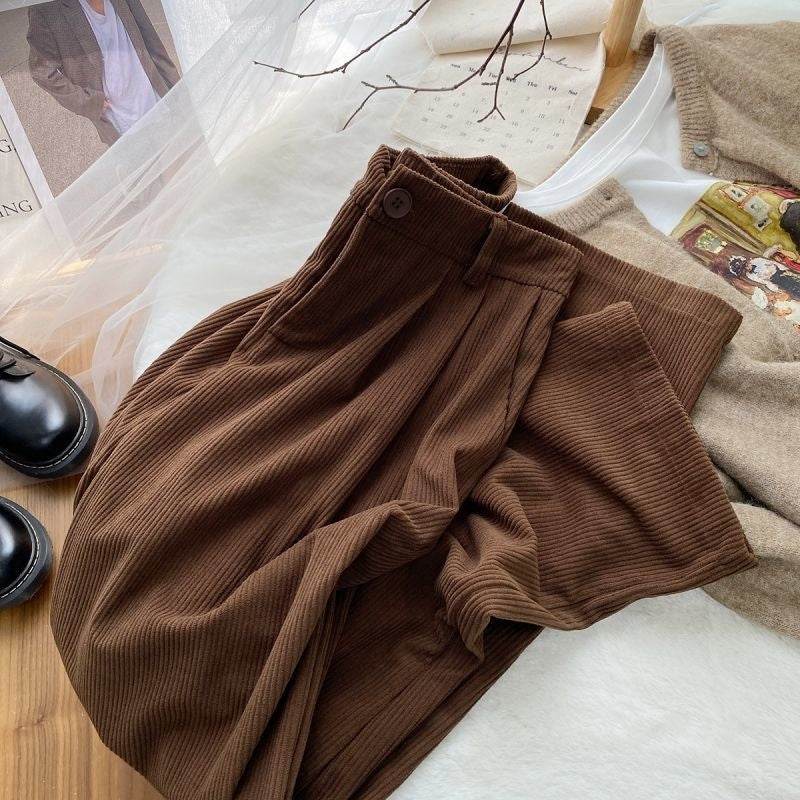 Casual Trousers – High Waist Wide Leg Trousers for Women