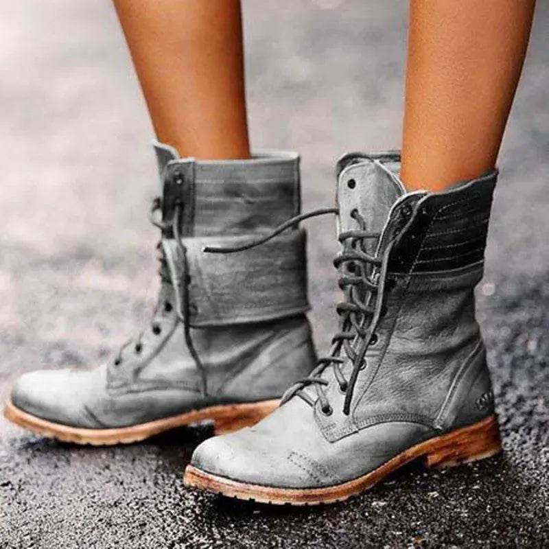 Bottes Martin à brides croisées