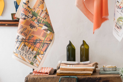 Montmartre Village Tea Towel