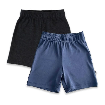 Kids' Bamboo Play Shorts | Black