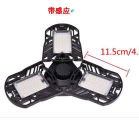Lampe de garage déformable, lumière de radar, lampe industrielle d'entrepôt, éclairage domestique haute intensité