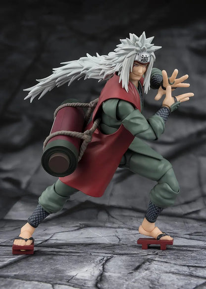 Naruto: Shippuden S.H.Figuarts Jiraiya -Hidden Leaf Heroic Master Sage- (Sage Mode Set)